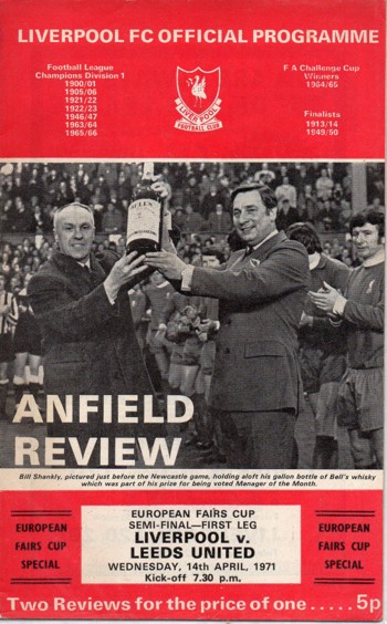 Match programme